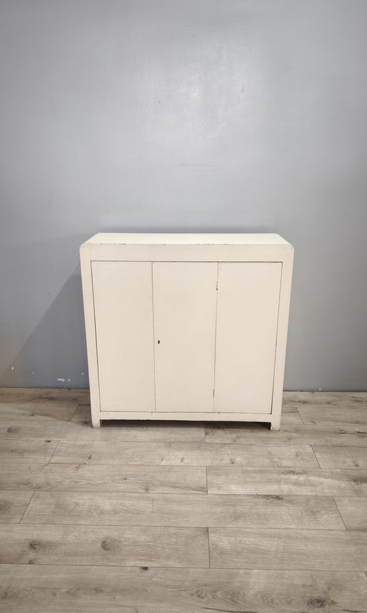 74 Mobile anni '50 bianco con sportello a fisarmonica
