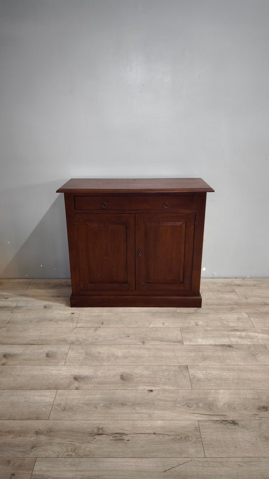 90600 Servante in legno massello due sportelli