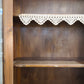 90602 Vetrina due corpi in legno massello