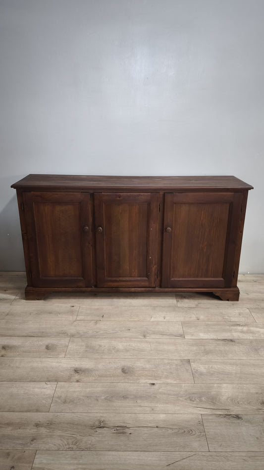 90601 Servante tre sportelli in legno massello