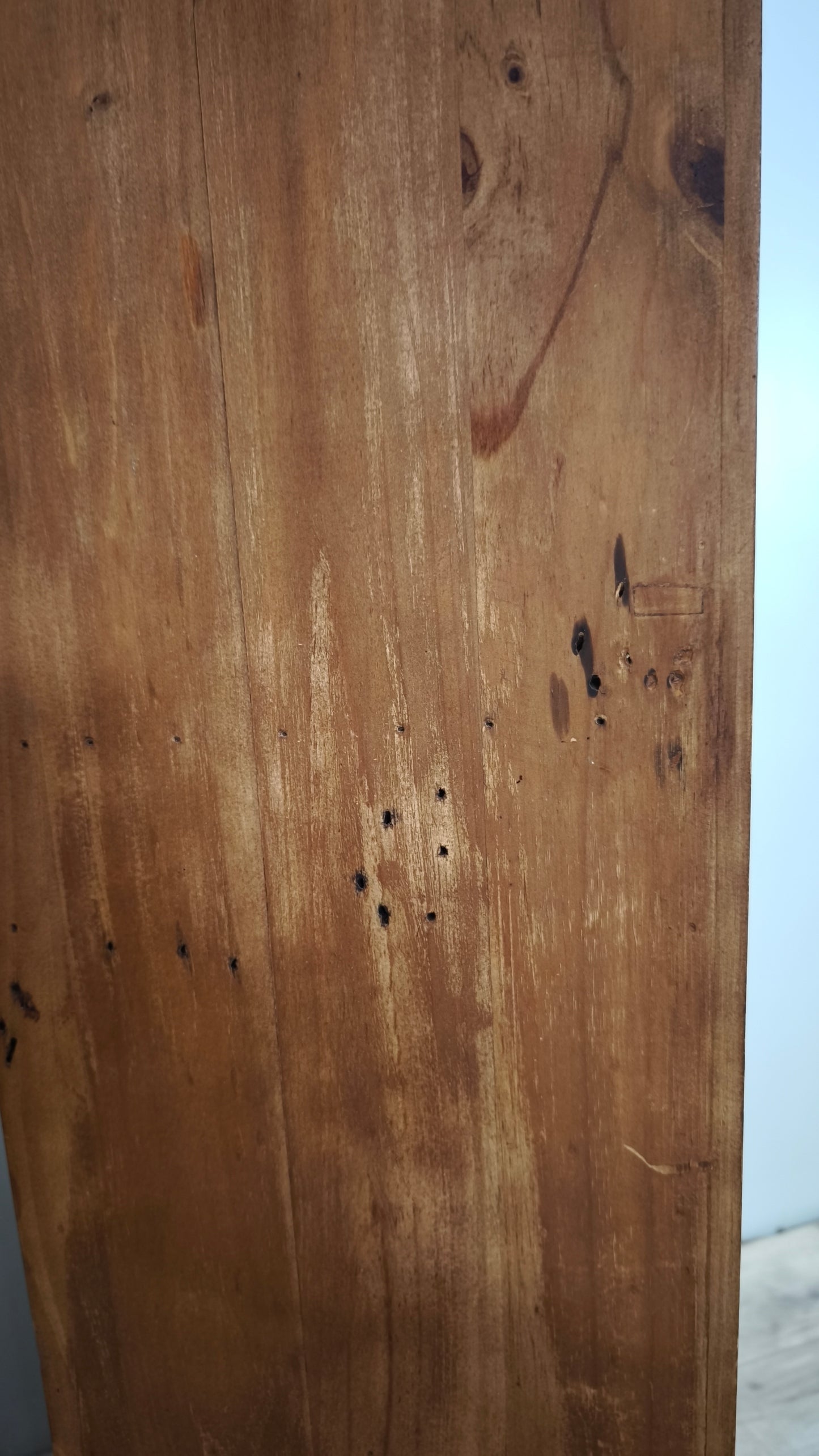 90604 Libreria bassa in legno composta da quattro ripiani