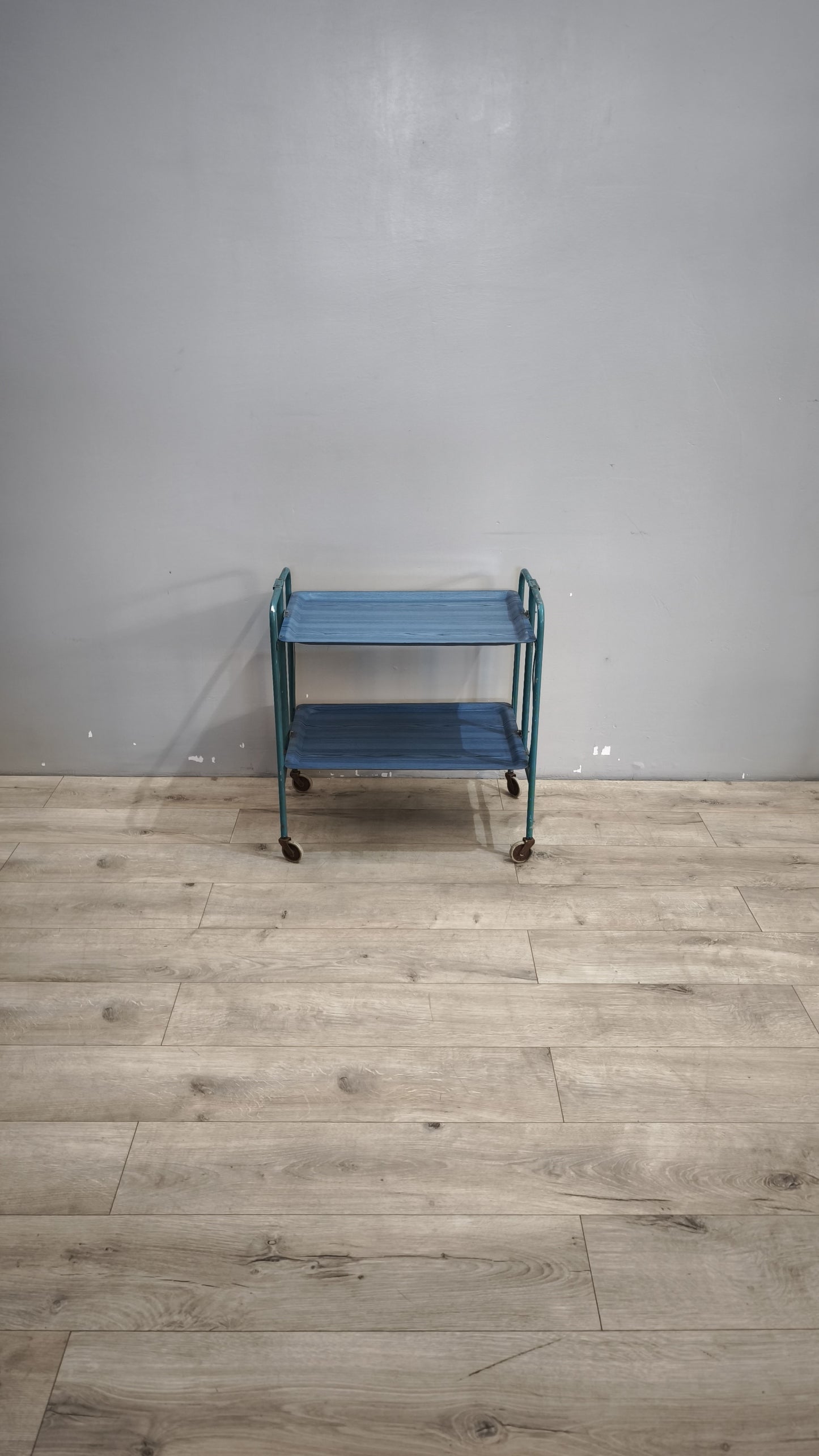 90605 Carrello pieghevole blu in metallo