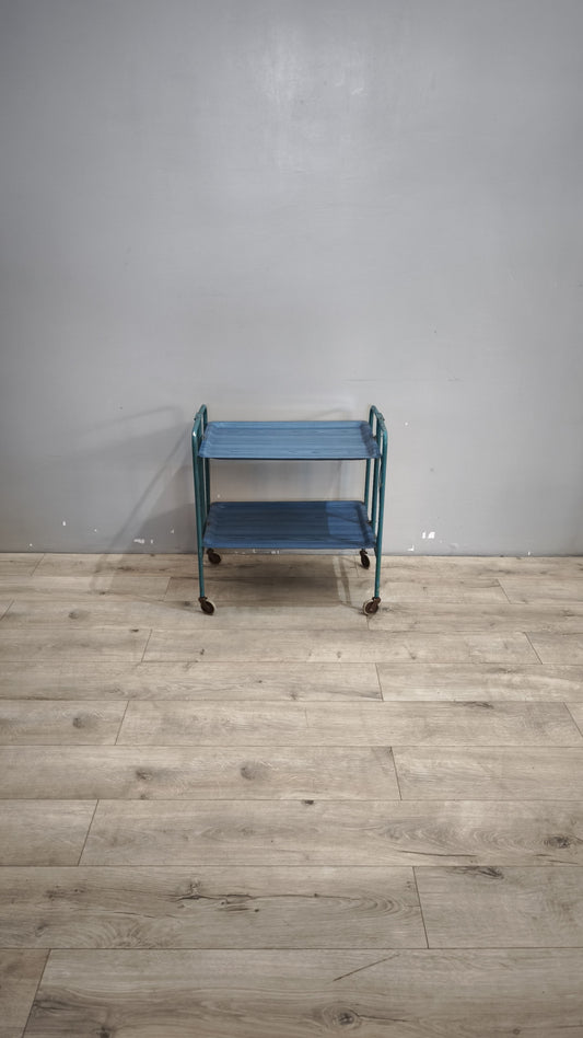 90605 Carrello pieghevole blu in metallo