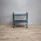 90605 Carrello pieghevole blu in metallo