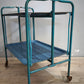 90605 Carrello pieghevole blu in metallo
