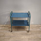 90605 Carrello pieghevole blu in metallo
