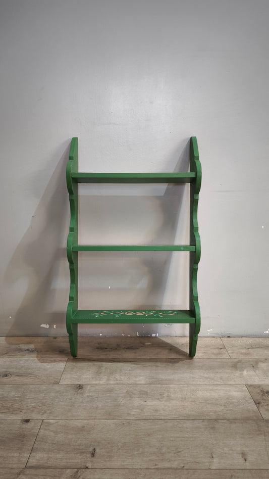 90608 Bacheca pensile in legno dipinta verde