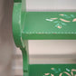 90608 Bacheca pensile in legno dipinta verde