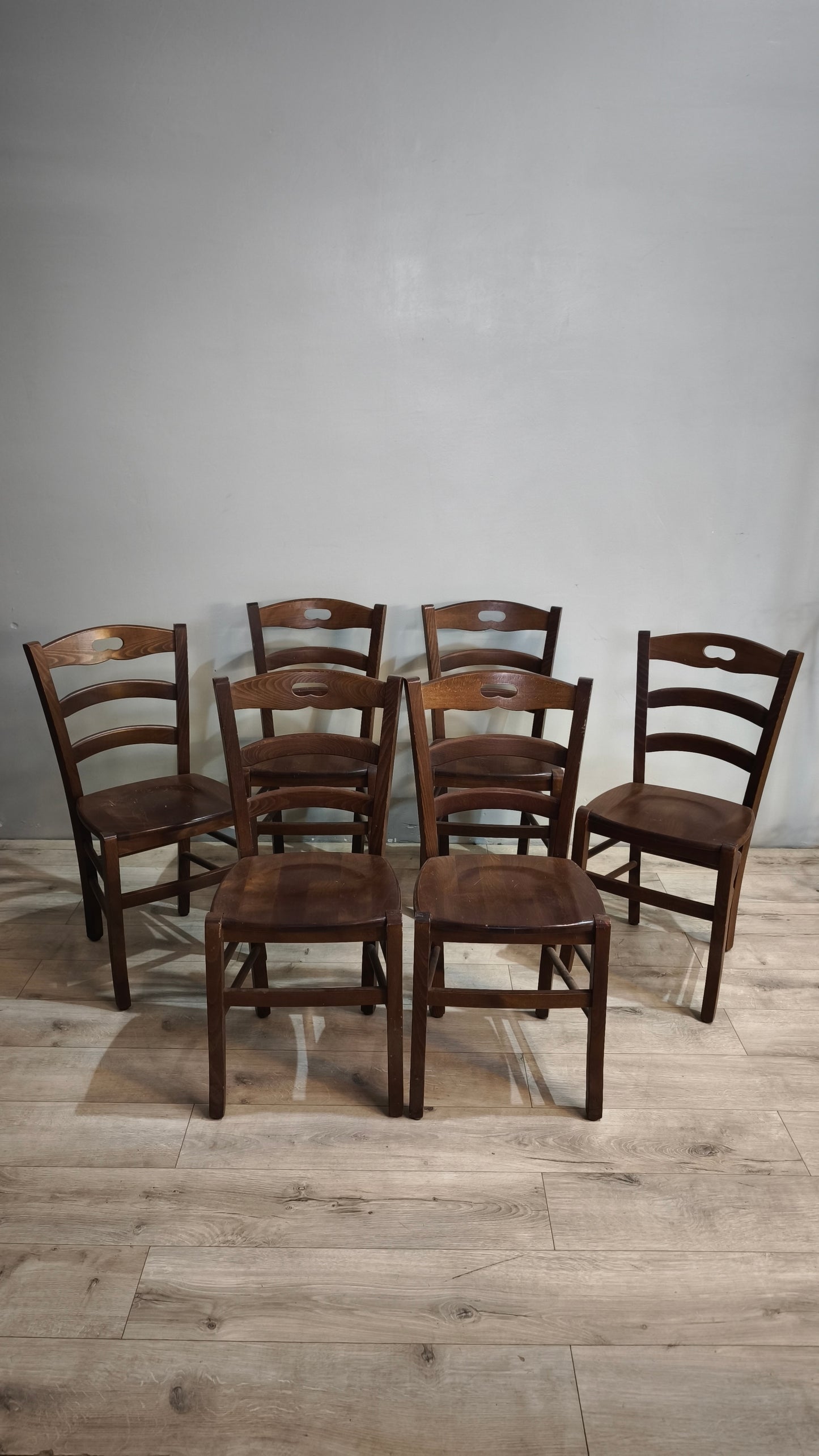 90666 Set n 6 sedie in legno