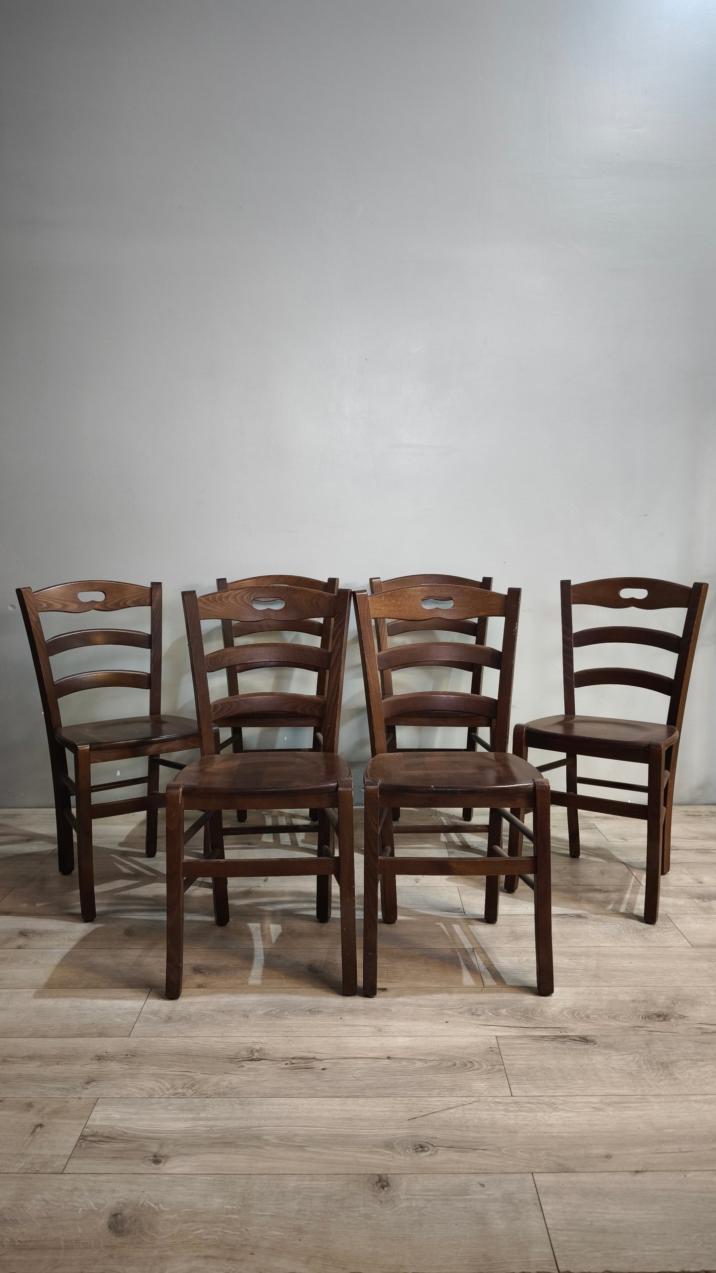 90666 Set n 6 sedie in legno