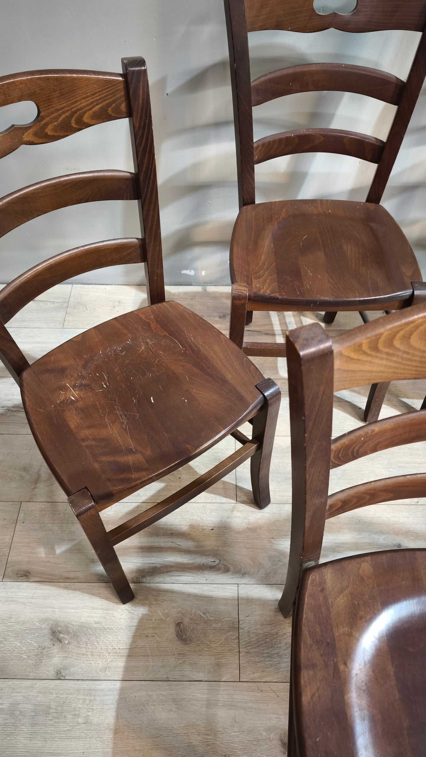 90666 Set n 6 sedie in legno