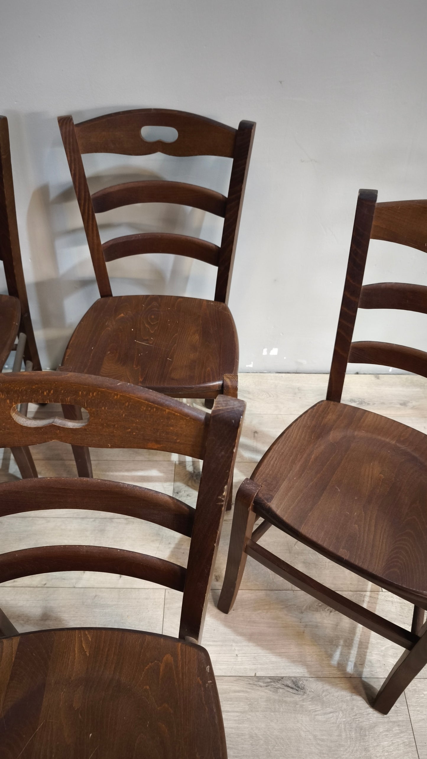90666 Set n 6 sedie in legno