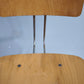 98 Sedia vintage girevole in legno e ferro