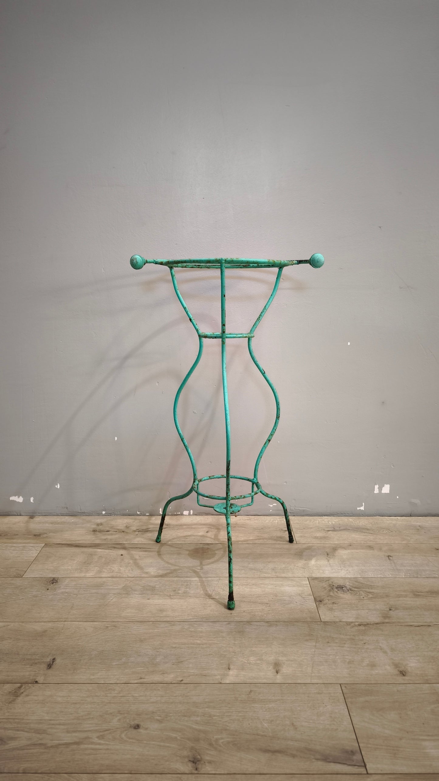 90615 Porta catino verde in ferro