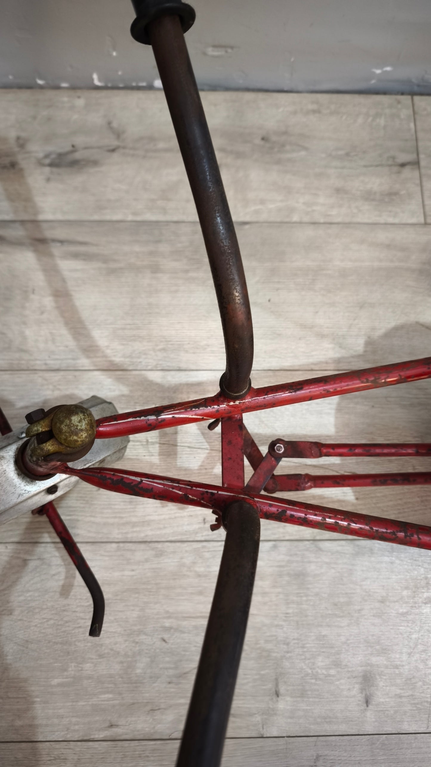 91322 Triciclo vintage a leva 'MFA', Francia, anni '40