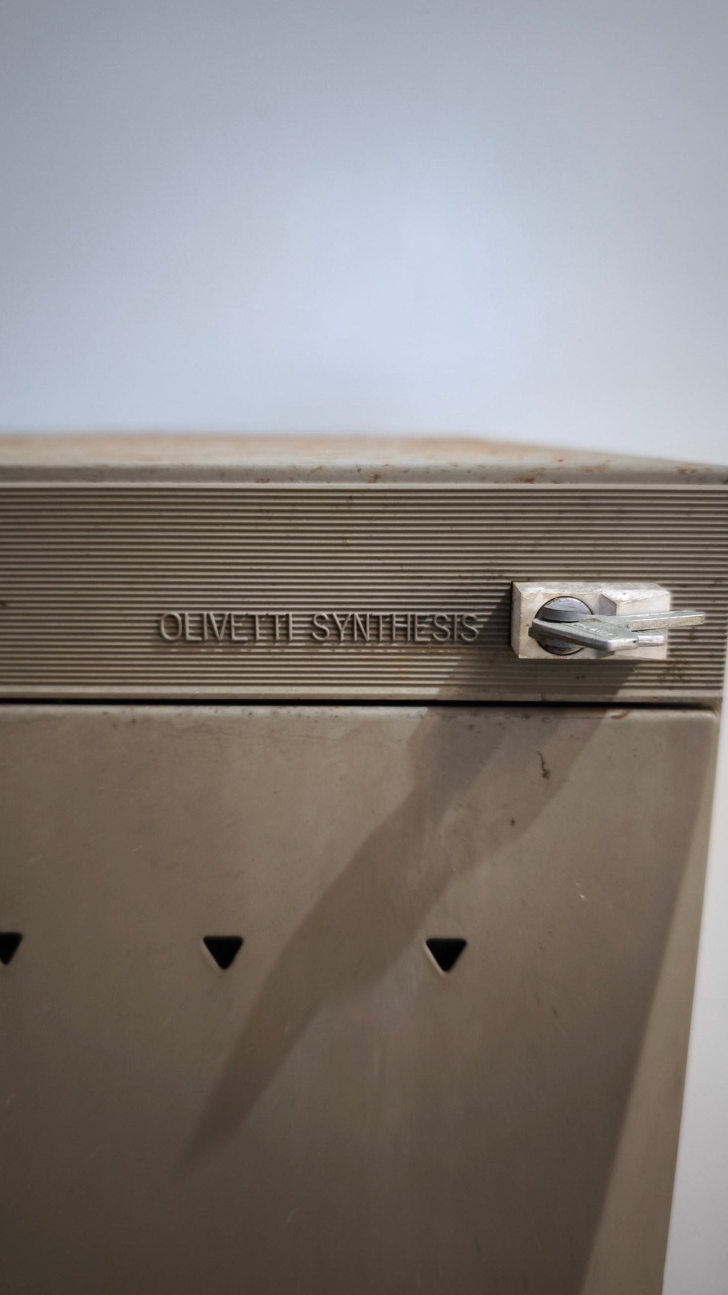 90485 Schedario vintage Olivetti Synthesis