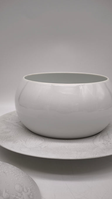 45 Piatto Con Ciotola Collezione Flauto Magico (Zauberflote) Di Bjorn Wiinblad per Rosenthal