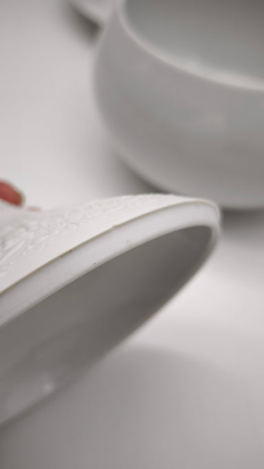 45 Piatto Con Ciotola Collezione Flauto Magico (Zauberflote) Di Bjorn Wiinblad per Rosenthal