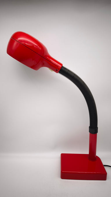 110 Lampada da tavolo Flex Red di Magistretti per Emmedi