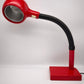 110 Lampada da tavolo Flex Red di Magistretti per Emmedi