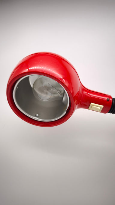 110 Lampada da tavolo Flex Red di Magistretti per Emmedi