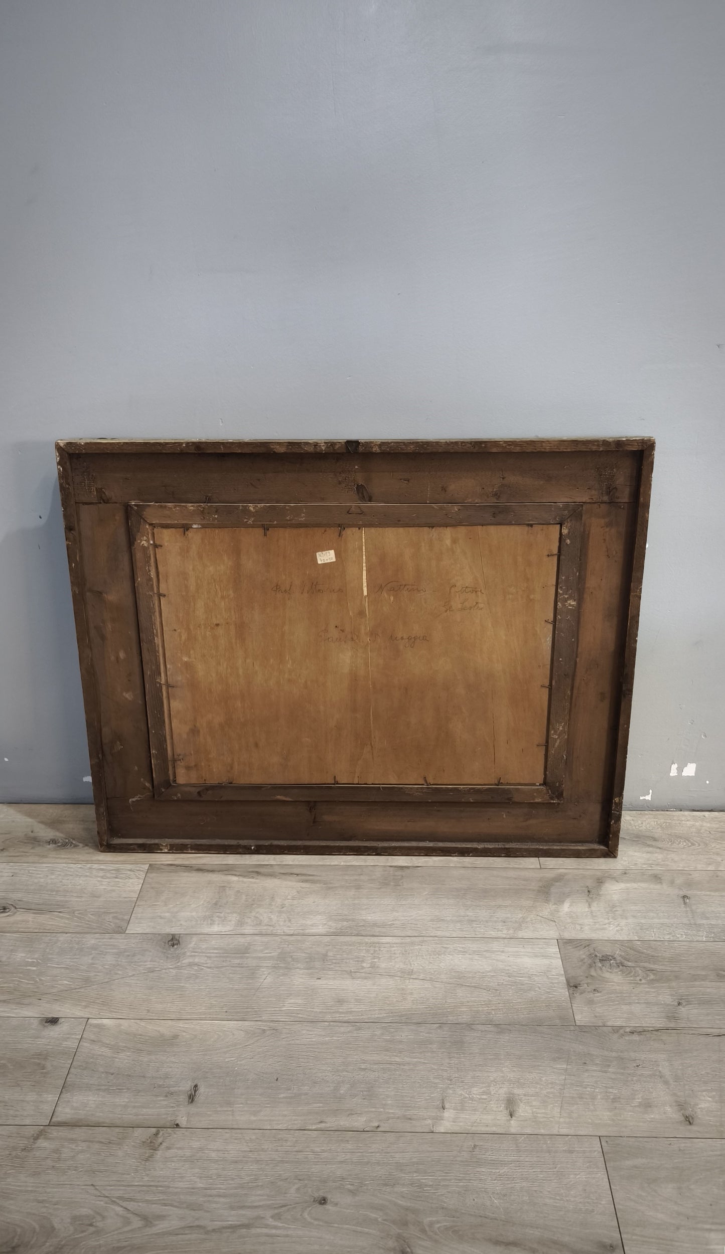 90732 Quadro Vittorio Nattino, pausa di pioggia
