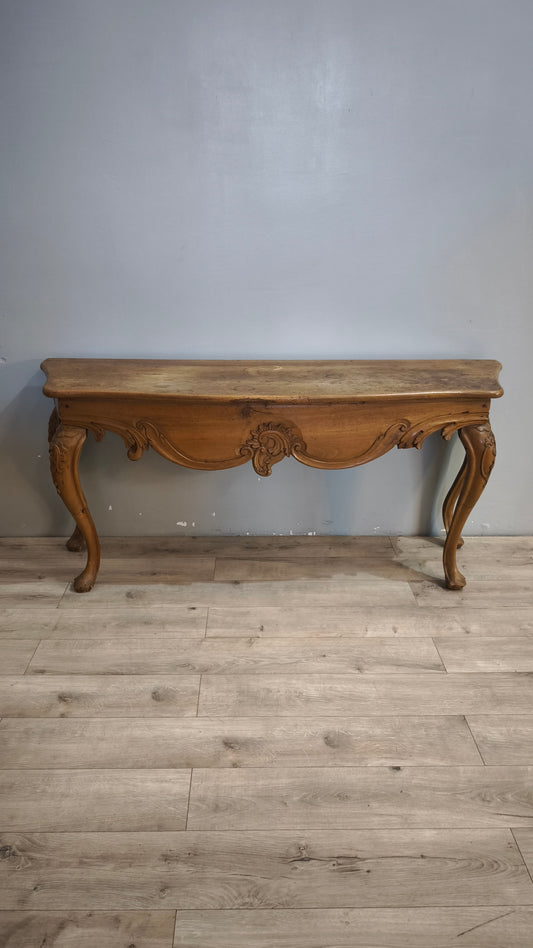 90770 Consolle in legno massello di rovere