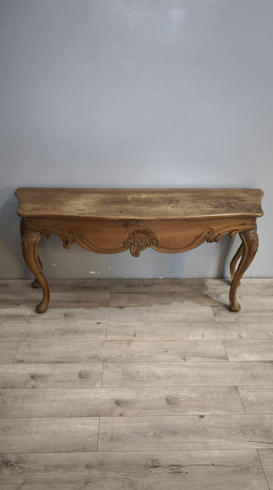 90770 Consolle in legno massello di rovere