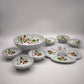 12 Set da macedonia 'Fraises De Quatre Saisons' di Nicole Bernardaud per Limoges
