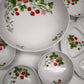 12 Set da macedonia 'Fraises De Quatre Saisons' di Nicole Bernardaud per Limoges