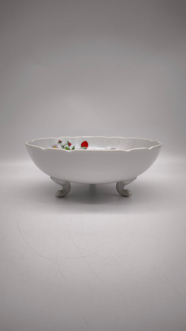 12 Set da macedonia 'Fraises De Quatre Saisons' di Nicole Bernardaud per Limoges