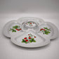 12 Set da macedonia 'Fraises De Quatre Saisons' di Nicole Bernardaud per Limoges
