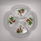 12 Set da macedonia 'Fraises De Quatre Saisons' di Nicole Bernardaud per Limoges