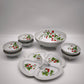 12 Set da macedonia 'Fraises De Quatre Saisons' di Nicole Bernardaud per Limoges