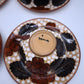90386 Set n 12 tazze in terracotta smaltata, Aquila