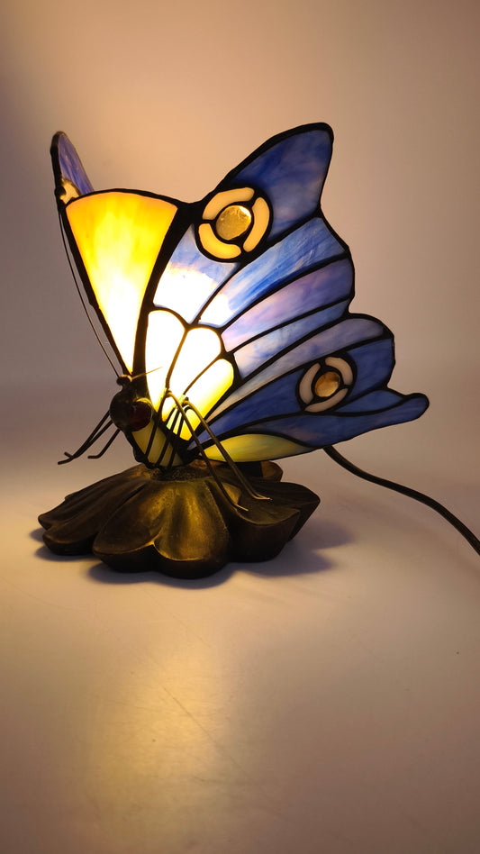 90717 Lampada da tavolo a farfalla stile Liberty