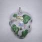 11 Ciotolina in ceramica Herend con decoro a foglie dipinte