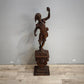 90753 Statua in legno intagliato