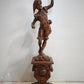 90753 Statua in legno intagliato