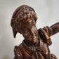 90753 Statua in legno intagliato
