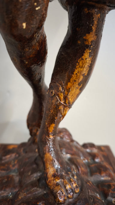 90753 Statua in legno intagliato