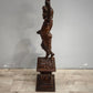 90753 Statua in legno intagliato