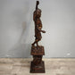 90753 Statua in legno intagliato