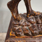 90753 Statua in legno intagliato