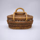 64 Cestino artigianale in rattan