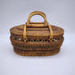 64 Cestino artigianale in rattan