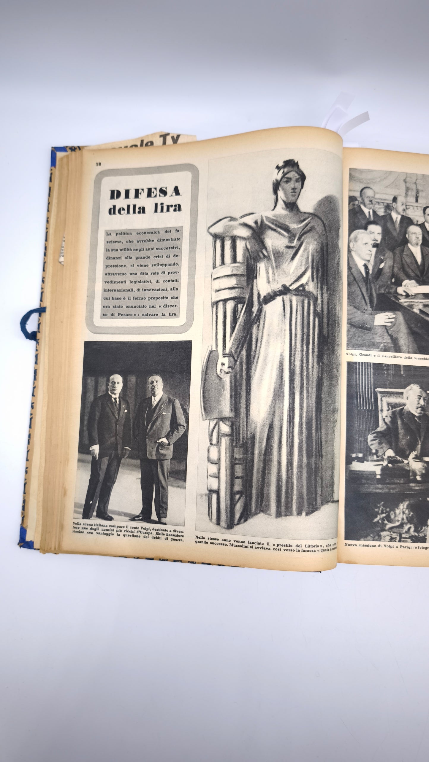 87819 Meridiano d'Italia, Storia dal 1915 al 1945 (raccolta riviste primi del '900)
