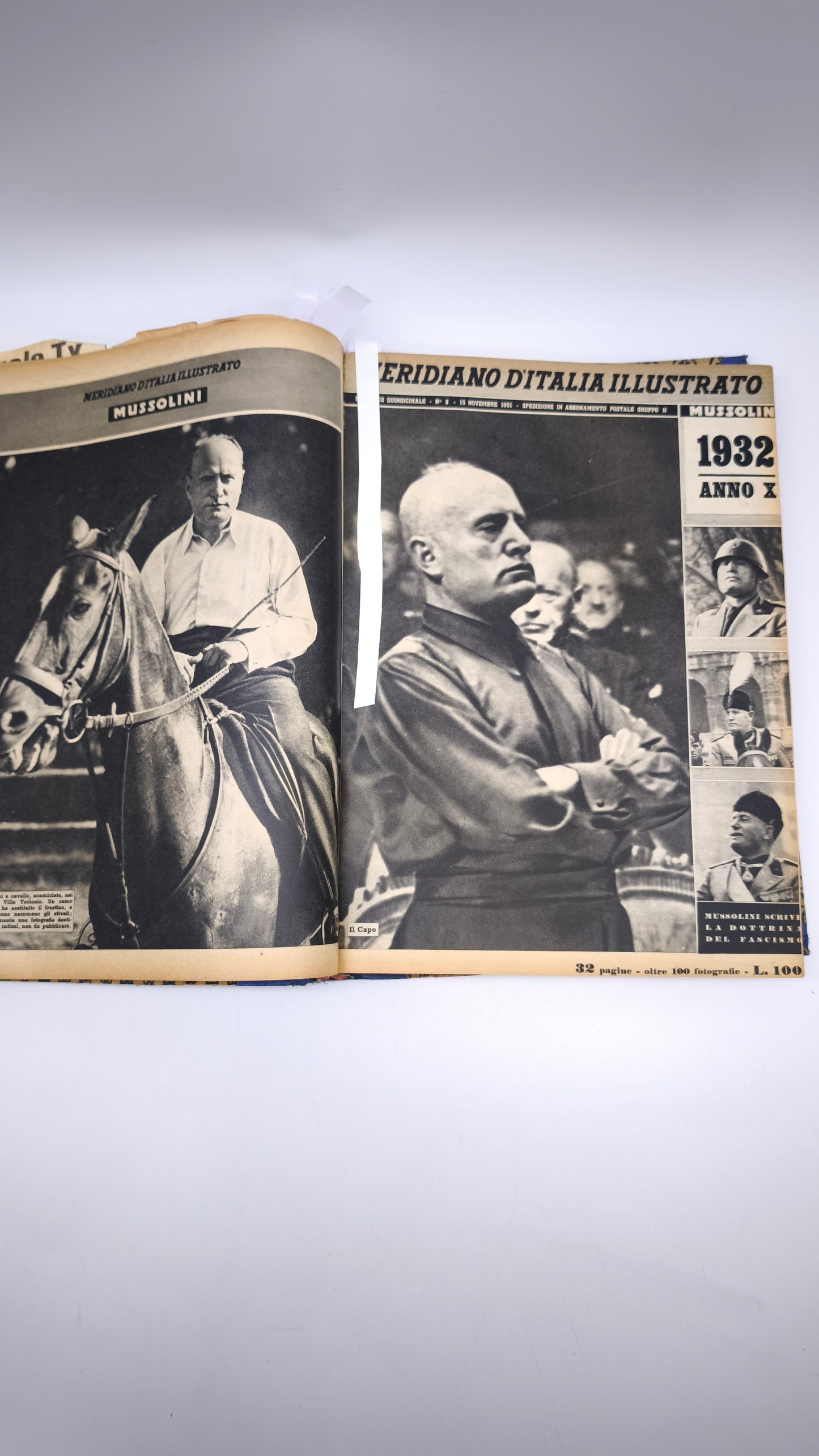 87819 Meridiano d'Italia, Storia dal 1915 al 1945 (raccolta riviste primi del '900)