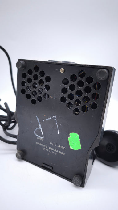 89070 Telefono vintage Fatme nero in bachelite, anni '40-'50