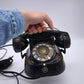 89071 Telefono vintage rotante FTR in bachelite con maniglia in ottone